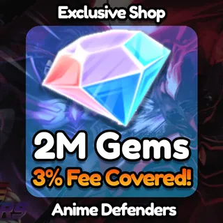 Anime Defenders Gems