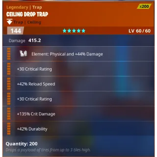 1000x Ceiling Drop Traps