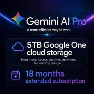 Gemini Pro 18 Months + 5TB 