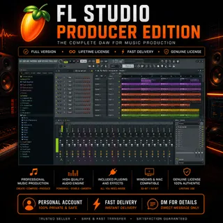 Private Accounts - FL Studio Producer Edition Lifetime Account (Global)