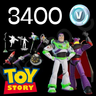 V-Bucks | 3,400 | TOY STORY | BUNDLE