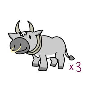 Metal Ox x3