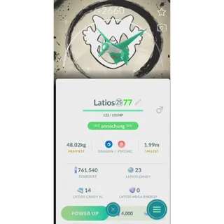 TRADE SHINY LATIOS GO FEST GOBAL 2026 BACKGROUND| FAST DELIVERY READ DESCRIPTION