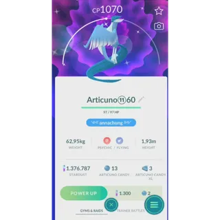 SHINY ARTICUNO GALARIAN NON BACKGROUND| FAST DELIVERY READ DESCRIPTION