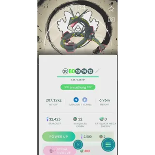 TRADE SHINY RAYQUAZA GO FEST GOBAL 2026 BACKGROUND|FAST DELIVERY READ DESCRIPTION