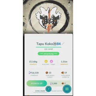 TRADE SHINY TAPU KOKO GO FEST GOBAL 2026 BACKGROUND| FAST DELIVERY READ DESCRIPTION