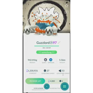 SHINY GUZZLORD GO FEST GOBAL 2026 BACKGROUND| FAST DELIVERY READ DESCRIPTION