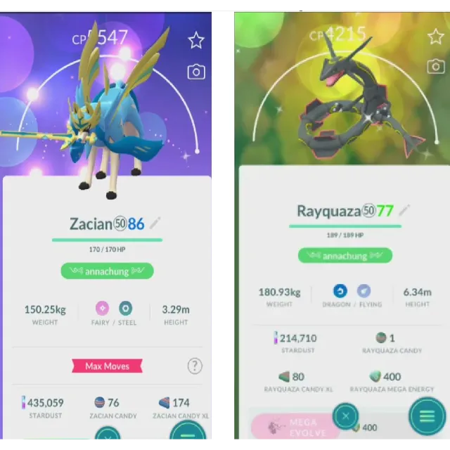 Return Delivery Note Process combo lv50+ 3 skills non background zacian crowned & rayquaza( no ...