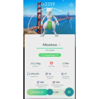 SHINY MEWTWO SAN FRANCISO BACKGROUND FAST DELIVERY READ DESCRIPTION