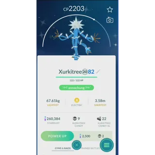 SHINY XURKITREE NON BACKGROUND FAST DELIVERY READ DESCRIPTION