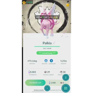 TRADE SHINY PALKIA SPACIAL REND GO FEST GOBAL 2026 BACKGROUND|FAST DELIVERY READ DESCRIPTION