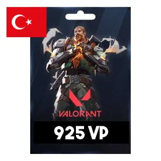 Valorant Game 925 VP - TURKEY Fast Delivery