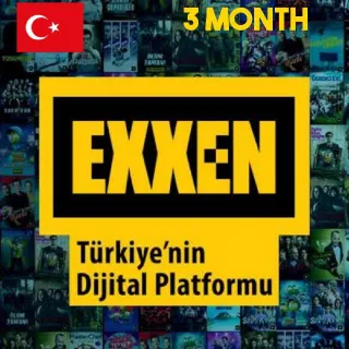 EXXEN DIGITAL PLATFORM- Turkey Region For 3 Months
