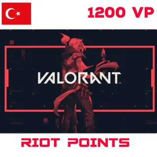 Valorant 1200 VP | Turkey Region