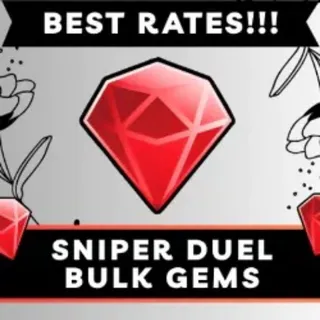🔴🔴 25,000 PREMIUM GEMS / 25K PREMIUM GEMS / 25,000 PREMIUM GEMS - SNIPER DUELS / SNIPERS DUELS 🔴🔴