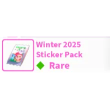 20X Winter 2025 Sticker Pack Adoptme