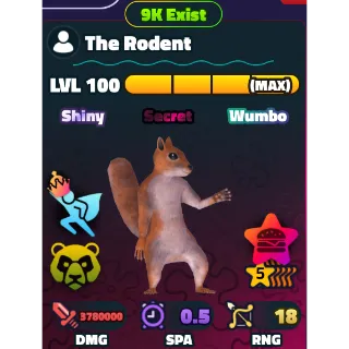 SPONGEBOB TOWER DEFENSE - SW THE RODENT 5 ⭐ LVL 100/NC/PP