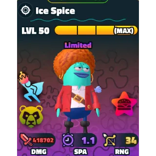 SPONGEBOB TOWER DEFENSE - ICE SPICE LV 50/NC/PP