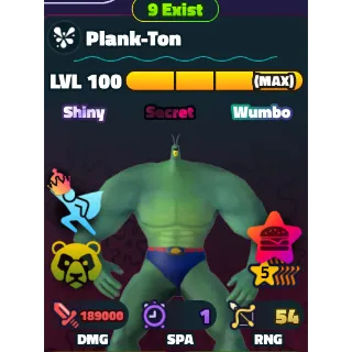 SPONGEBOB TOWER DEFENSE -  SW PLANK-TON 5⭐ LVL 100/NC/PP