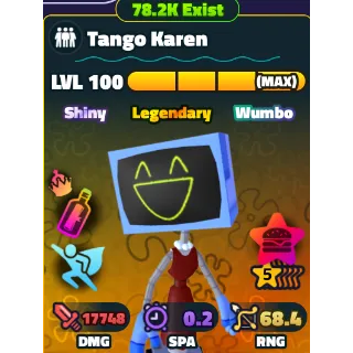 SPONGEBOB TOWER DEFENSE - SW TANGO KAREN 5⭐ LVL 100/NC/PP