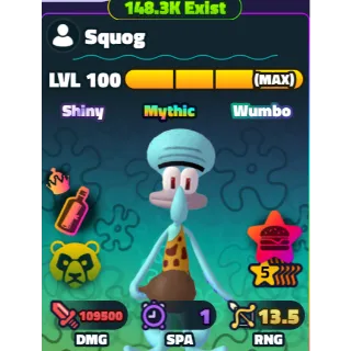 SPONGEBOB TOWER DEFENSE - SW SQUOG 5⭐ LVL 100/NC/PP