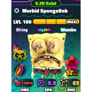 SPONGEBOB TOWER DEFENSE - SW MORBID SPONGEBOB 5⭐ LVL 100/NC/PP/SF