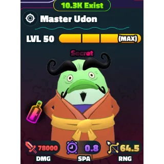 SPONGEBOB TOWER DEFENSE - MASTER UDON LVL 50 SF ‼️ AVAILABLE IN BULK ‼️