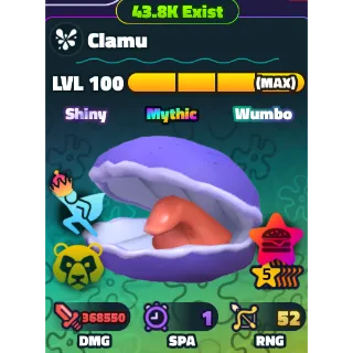 SPONGEBOB TOWER DEFENSE - SW CLAMU 5⭐ LVL 100/NC/PP - TWO CLAMUS
