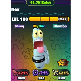 SPONGEBOB TOWER DEFENSE - SW REX 5⭐ LVL 100
