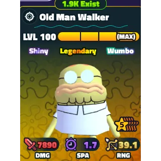 SPONGEBOB TOWER DEFENSE - SW OLD MAN WALKER 5⭐ LVL 100/NC