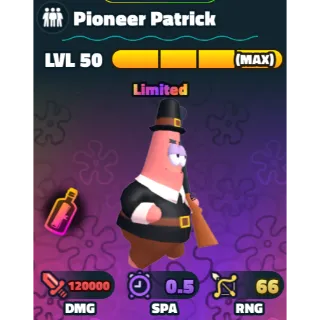 SPONGEBOB TOWER DEFENSE - PIONEER PAT LV 50/SF