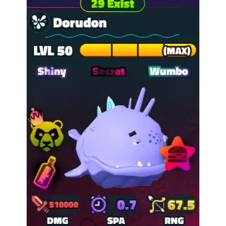 SPONGEBOB TOWER DEFENSE - SW DORUDON LV 50/NC/PP