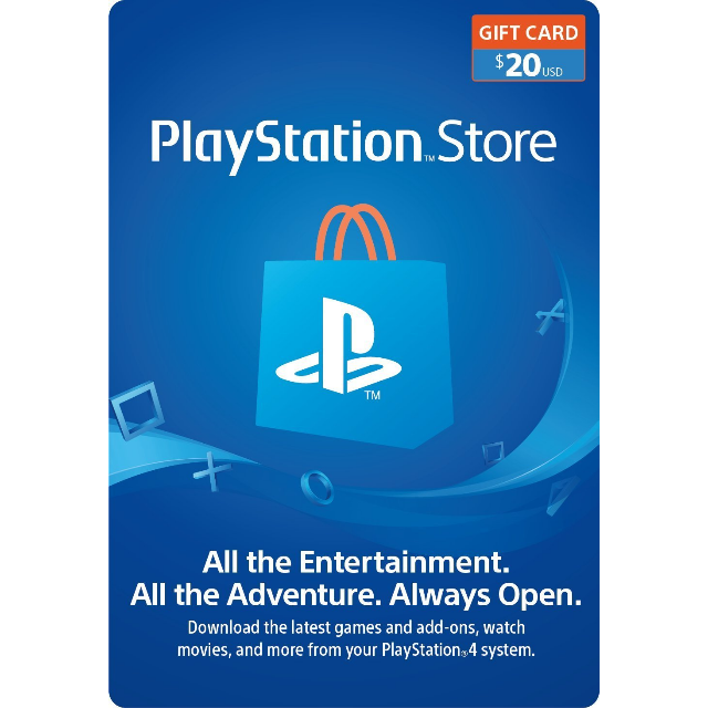 $20 PlayStation Store Gift Card - PS3/ PS4/ PS Vita [Digital Code ...
