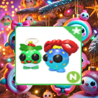 Neon bauble buddies