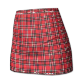 PUBG | Plaid Sugarplum Skirt