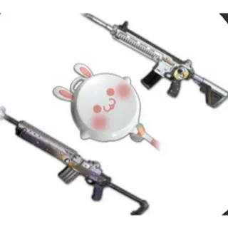 PUBG|BUNNY AERONAUTICS WEAPON SET|Fast