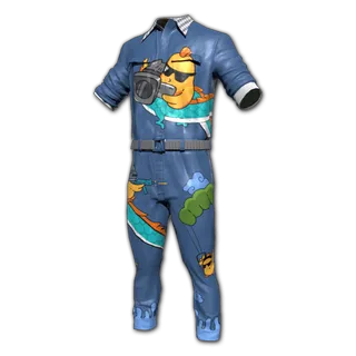 PUBG | Dragon Dropper Jumpsuit (Blue)