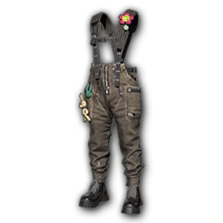 Bunny Academy Mascot Overalls
