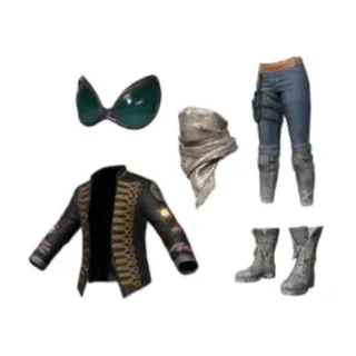 PUBG|Burning Chicken Festival Outfit Set 3|Fast