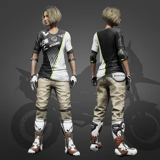 PUBG | ENDURO STUNT SUIT SET | Fast
