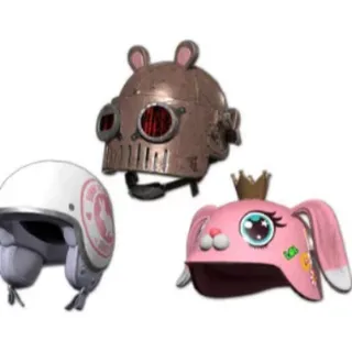 PUBG|BUNNY ACADEMY HELMET SET|Fast