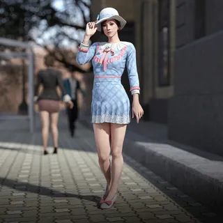 PUBG | SPRING STROLL OUTFIT SET