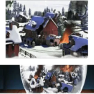 Snow Globe ID Card