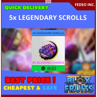 Blox Fruits LEGENDARY SCROLLS