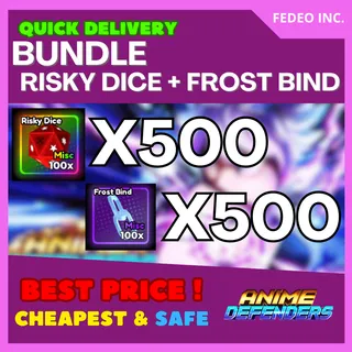 Risky Dices & Frost Binds Bundle - Anime Defenders