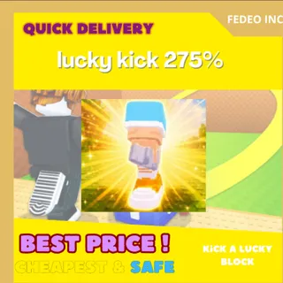 lucky kick 275% X1