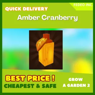 Grow a Garden 2     Amber Cranberry X1