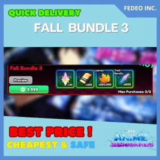 Anime Vanguards Fall Bundle 3