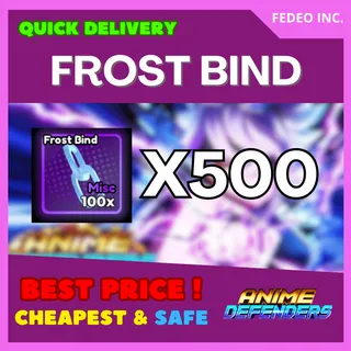 Anime Defenders Frost Binds