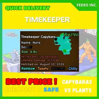 Capybaras vs Plants  TIMEKEEPER